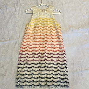 Trina Turk ruffled rainbow dress!